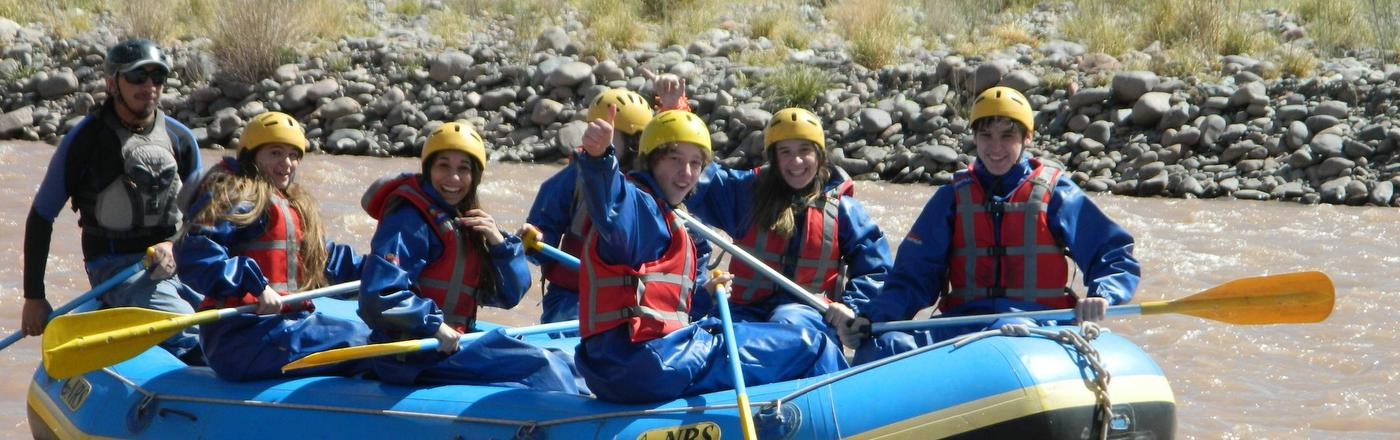 Rafting en el R�o Mendoza, Argentina